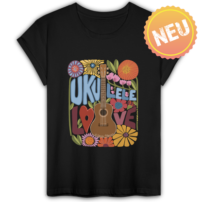Ukulele Damen T-Shirt - "Ukulele love"