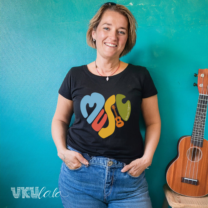 Ukulele Damen T-Shirt - 