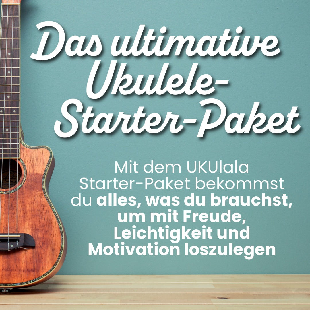 Das ultimative Ukulele-Starterpaket (Videokurs + 2 Workbooks)