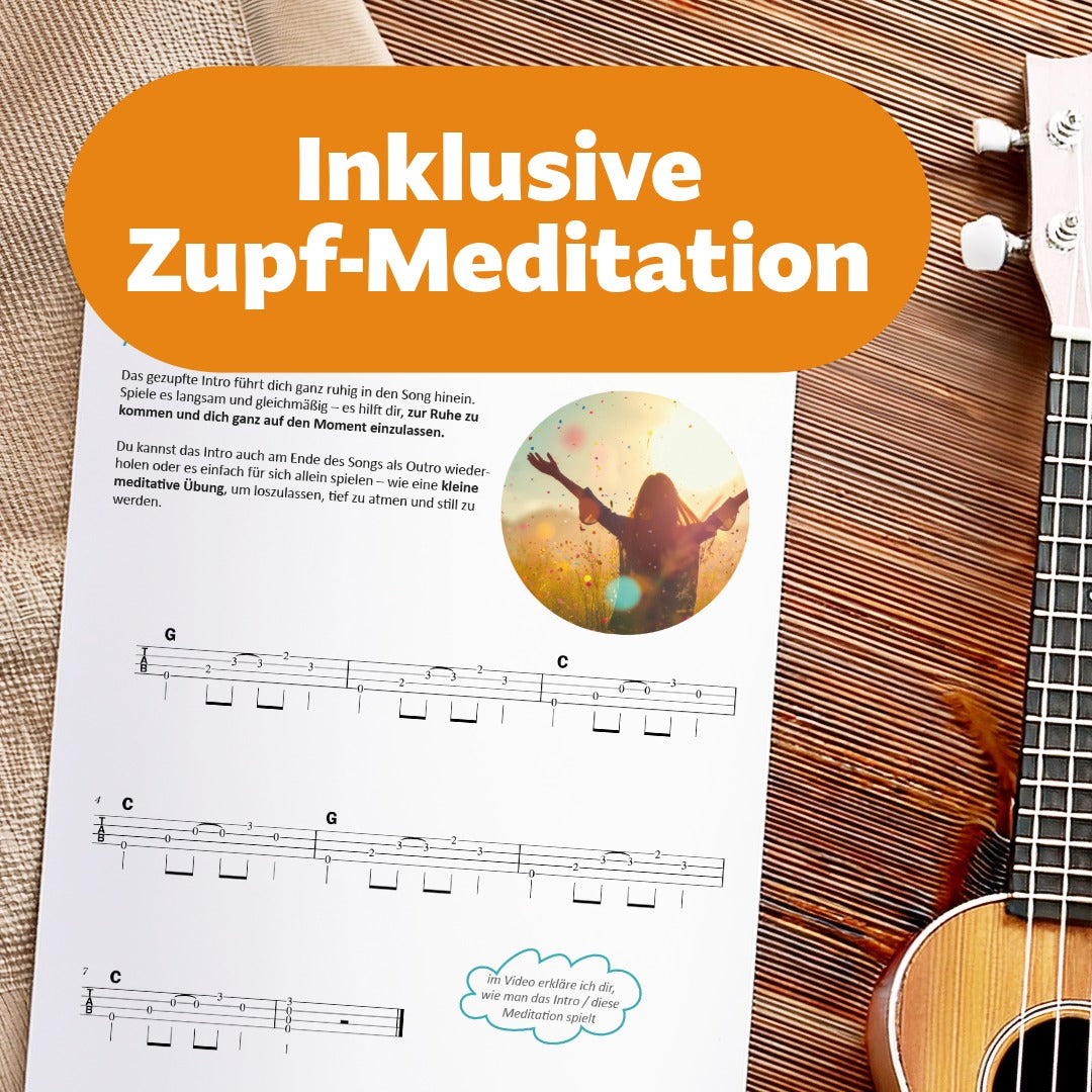 Ukulele Mantra-Songs | Fünf Lieder für Ruhe, Freude und innere Balance.