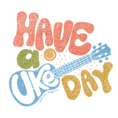 Ukulele-Sweatshirt - "Have a Uke day"