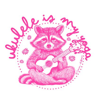 Ukulele-Sweatshirt - "Ukulele is my yoga"