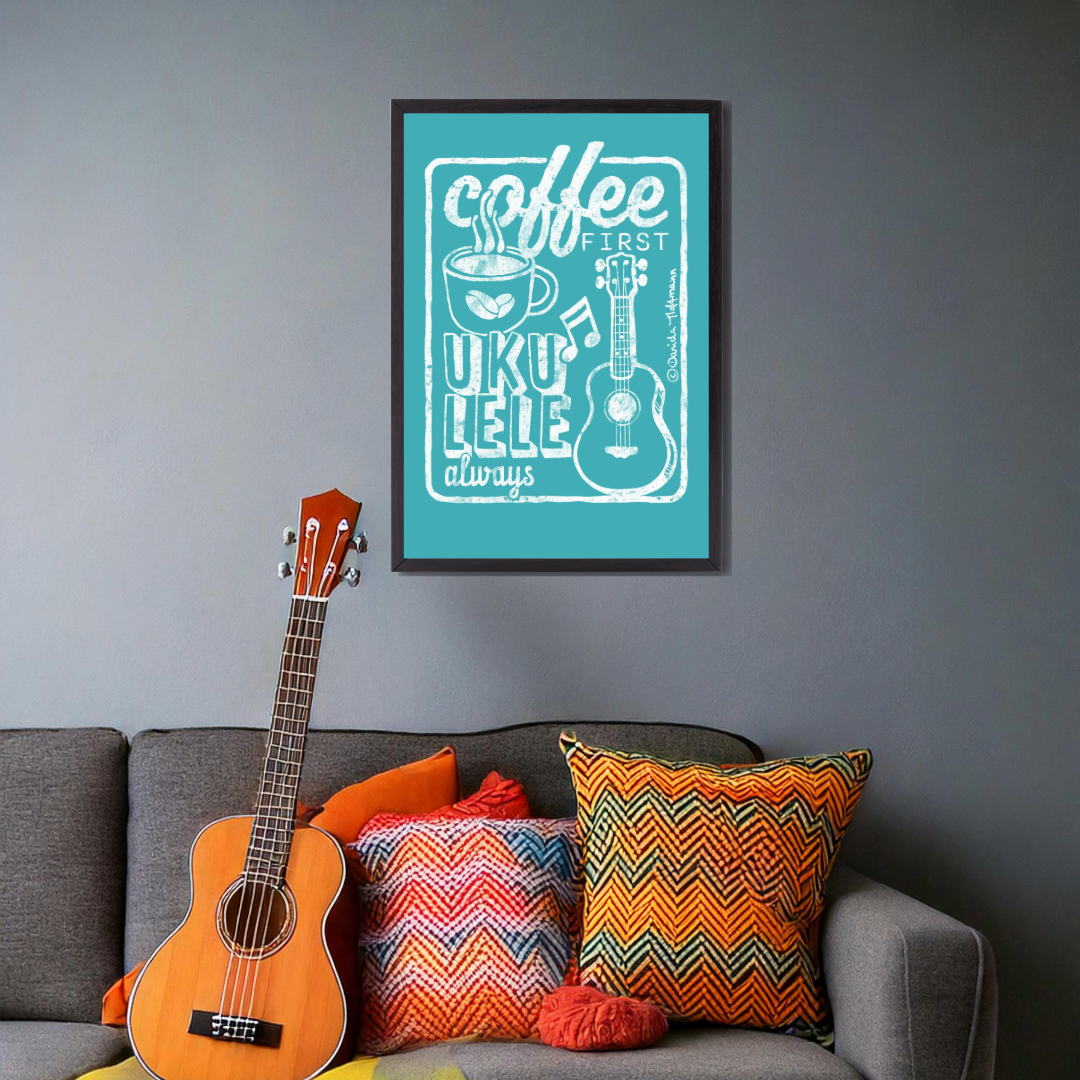 Ukulele-Poster 40x60 cm - 