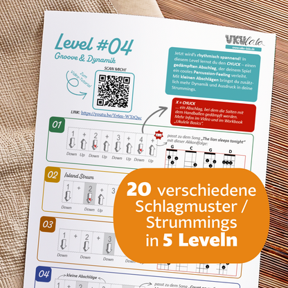 Strumming-Challenge | 20 Schlagmuster ganz easy meistern! (PDF+VIDEO)