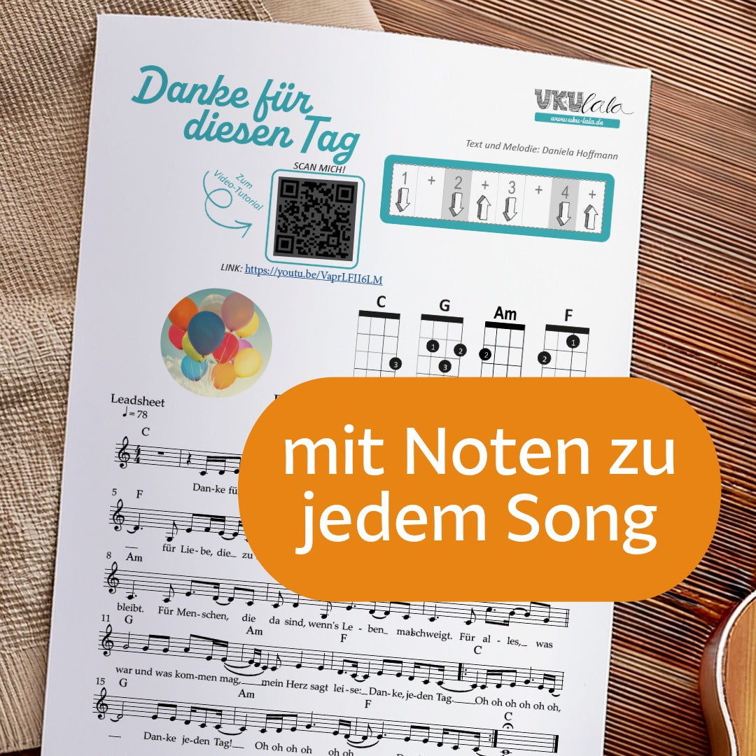 Ukulele Mantra-Songs | Fünf Lieder für Ruhe, Freude und innere Balance.