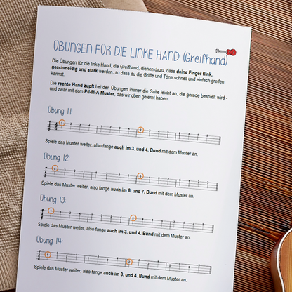 Ukulele BASICS - Dein Workbook für den perfekten Start (PDF)