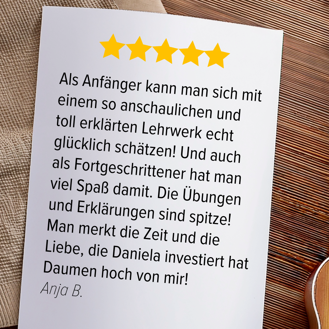 Ukulele BASICS - Dein Workbook für den perfekten Start (PDF)