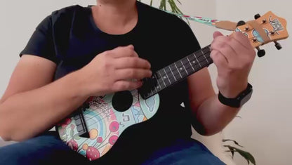 "UKUlala Wonderland" Travel Sopran Ukulele